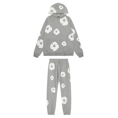 Celene - Grauer Blumen Tracksuit