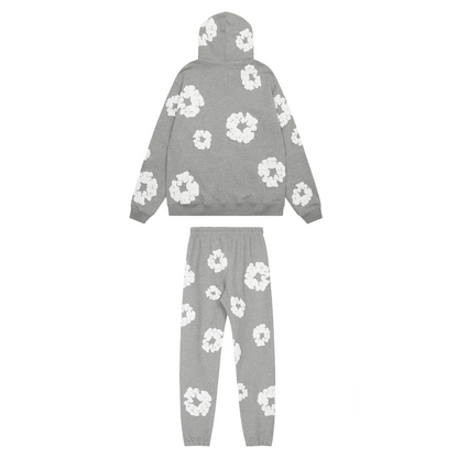 Celene - Grauer Blumen Tracksuit