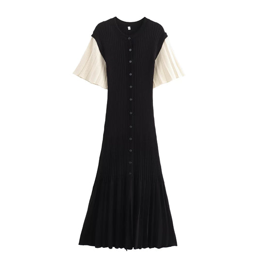 Sommerkleid - Schwarz